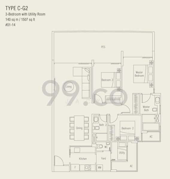 WaterScape @ Cavenagh, 65 Cavenagh Road, Orchard / River Valley, 3 Bedrooms, 1,507 sqft, Apartment For Rent, by Jack Teo, 24366961 - PropertyGuru.com.sg