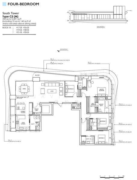 New Futura, 16 Leonie Hill Road, Orchard / River Valley, 4 Bedrooms, 2,691 sqft, Condominium For Rent, by Javis Tan 陈松伟, 24371620 - PropertyGuru.com.sg