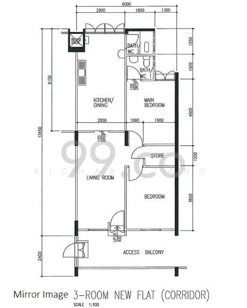 110 Jurong East Street 13, 110 Jurong East Street 13, 2 Bedrooms, 732 sqft, HDB Flat For Rent, by Richard Tang, 24378144 - PropertyGuru.com.sg