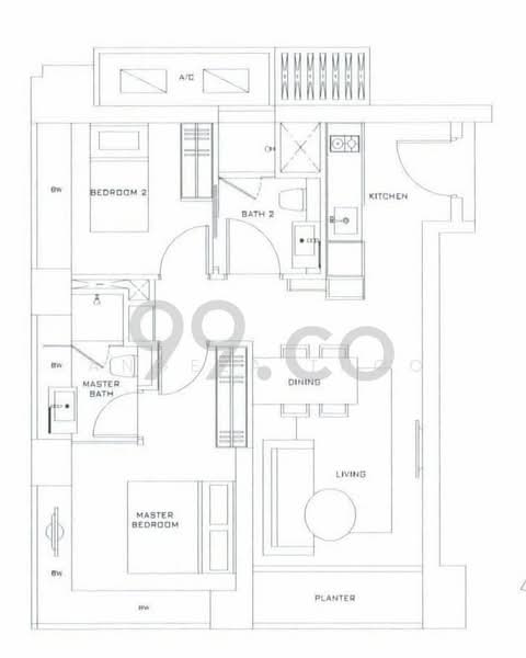 Skysuites @ Anson, 8 Enggor Street, 2 Bedrooms, 700 sqft, Condominium For Rent, by Angella Thoo, 24382737 - PropertyGuru.com.sg