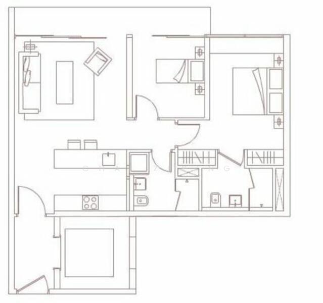 Scotts Square, 8 Scotts Road, 2 Bedrooms, 893 sqft, Apartment For Rent, by Chai Zeping, 24386506 - PropertyGuru.com.sg