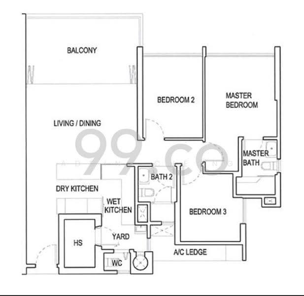 Hillsta, 70 Phoenix Road, Dairy Farm / Bukit Panjang / Choa Chu Kang, 3 Bedrooms, 1,206 sqft, Condominium For Rent, by Addine Cheong, 24386795 - PropertyGuru.com.sg