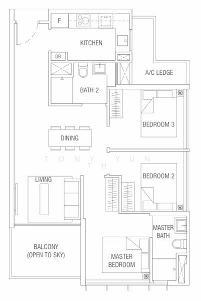 Tre Residences, 9 Geylang East Avenue 1, 3 Bedrooms, 861 sqft, Condominium For Sale, by Tony Yun TH, 24389238 - PropertyGuru.com.sg