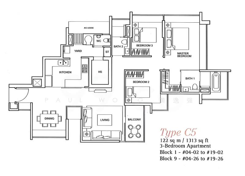 One Amber, , 3 Bedrooms, 1,313 sqft, Condominium For Rent, by Paul Wong 黄逸强, 24390579 - PropertyGuru.com.sg