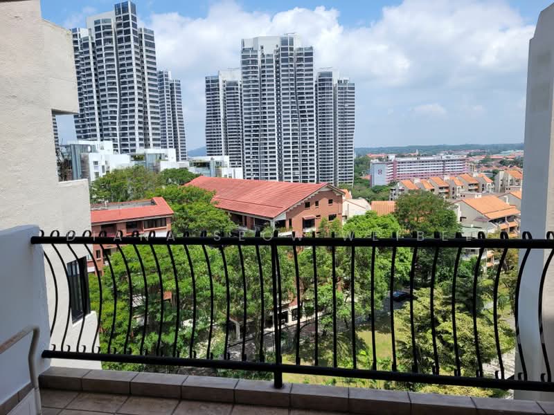 Sommerville Park, 77 Farrer Drive, 3 Bedrooms, 1,302 sqft, Condominium For Rent, by Diana Seow Weibel, 24393846 - Stunning views from balcony - PropertyGuru.com.sg