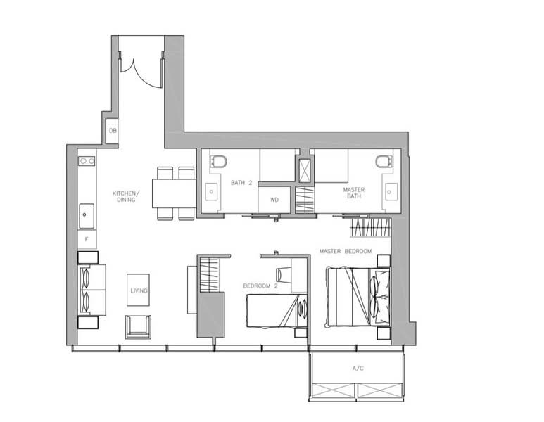 Wallich Residence, 3 Wallich Street, 2 Bedrooms, 861 sqft, Condominium For Rent, by Clarice Tan 陈晓燕, 24396559 - PropertyGuru.com.sg