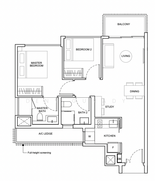 Forest Woods, , 2 Bedrooms, 732 sqft, Condominium For Rent, by Deny Gunady, 24396834 - PropertyGuru.com.sg