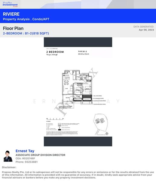 Riviere, 1 Jiak Kim Street, 2 Bedrooms, 818 sqft, Condominium For Rent, by Ernest Tay, 24422880 - PropertyGuru.com.sg