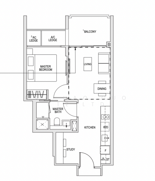 Kent Ridge Hill Residences, 68A South Buona Vista Road, 1 Bedroom, 517 sqft, Condominium For Rent, by HUANG YISHU (ANDY HUANG), 24430005 - PropertyGuru.com.sg