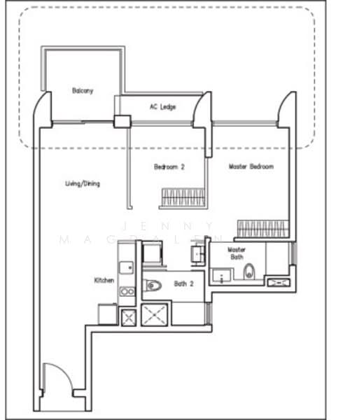 Lakeville, 11 Jurong Lake Link, 2 Bedrooms, 764 sqft, Condominium For Rent, by Jenny Magdalene, 24430783 - PropertyGuru.com.sg