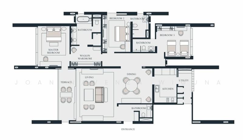 Capella The Club Residences Singapore, 1 The Knolls, Sentosa Island Singapore, 3 Bedrooms, 2,389 sqft, Detached House For Rent, by Joan Navenza Wiguna, 24433659 - PropertyGuru.com.sg