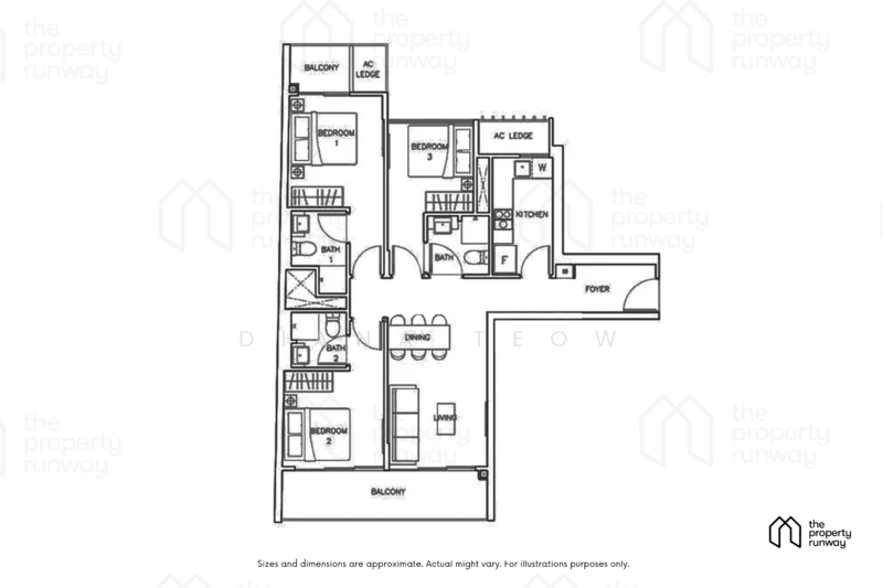 Rezi 24, 39 Lorong 24 Geylang, 3 Bedrooms, 1,001 sqft, Apartment For Rent, by Diana Teow, 24435130 - PropertyGuru.com.sg