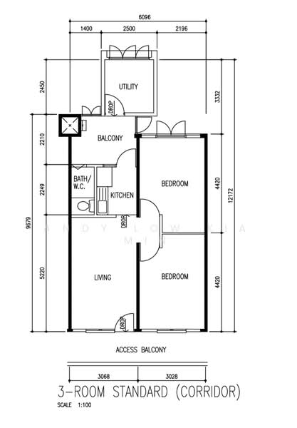 23 Balam Road, 23 Balam Road, 2 Bedrooms, 500 sqft, HDB Flat For Rent, by Andy Low Kia Min, 24436078 - PropertyGuru.com.sg