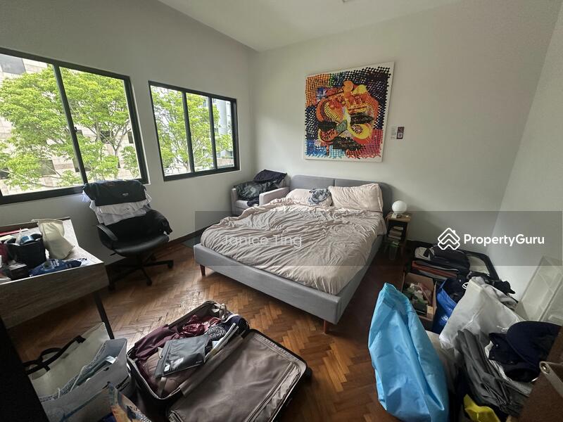 Pardon the messiness and personal belongings. But very spacious bedroom 