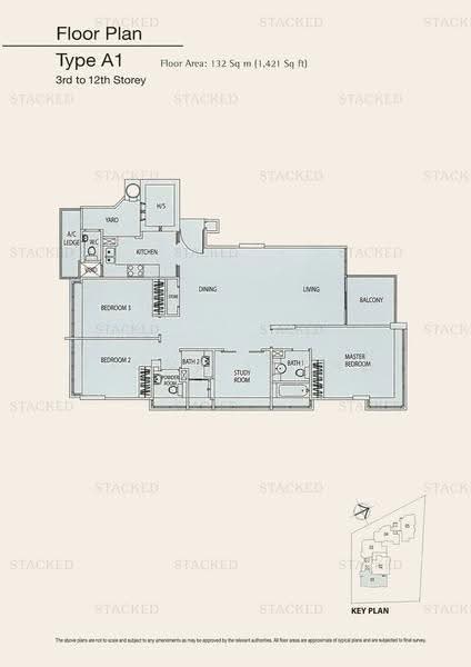 The Yardley, 571 Upper Serangoon Road, 3 Bedrooms, 1,421 sqft, Condominium For Rent, by Fiona Leong, 24445440 - PropertyGuru.com.sg