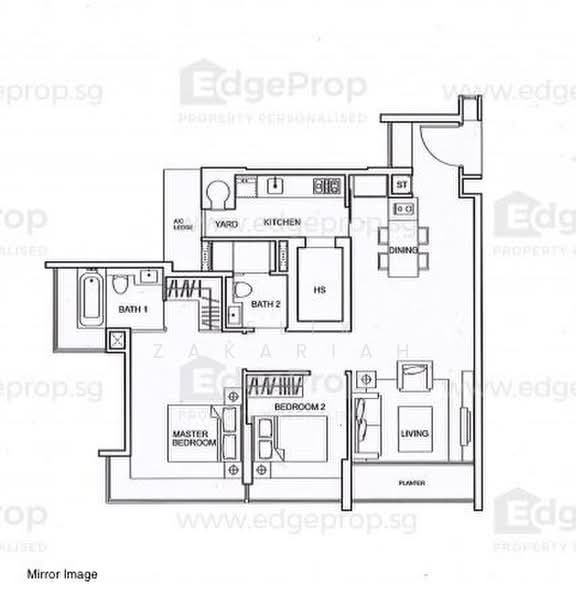 One Amber, 1 Amber Gardens, 2 Bedrooms, 958 sqft, Condominium For Rent, by Felix Zakariah, 24460924 - PropertyGuru.com.sg