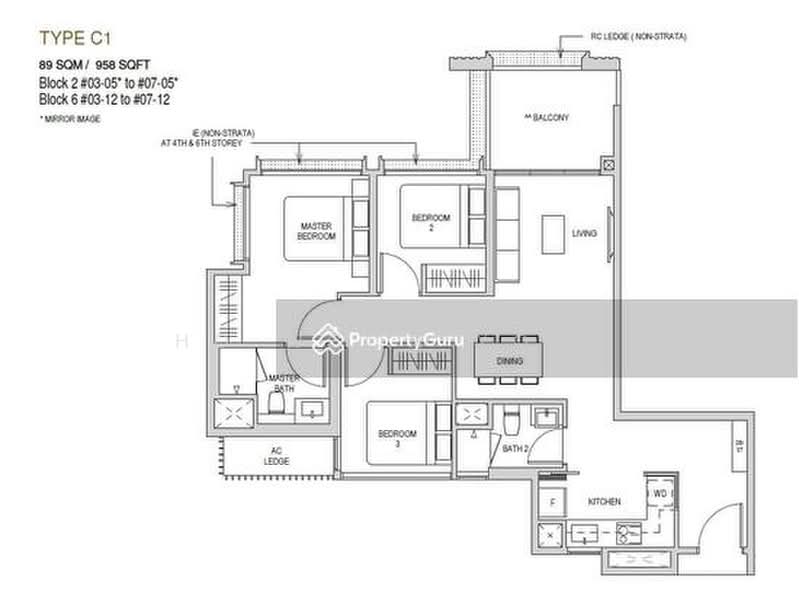 Mayfair Modern, 2 Rifle Range Road, 3 Bedrooms, 958 sqft, Condominium For Rent, by Ho Woon Yoke, 24466255 - PropertyGuru.com.sg