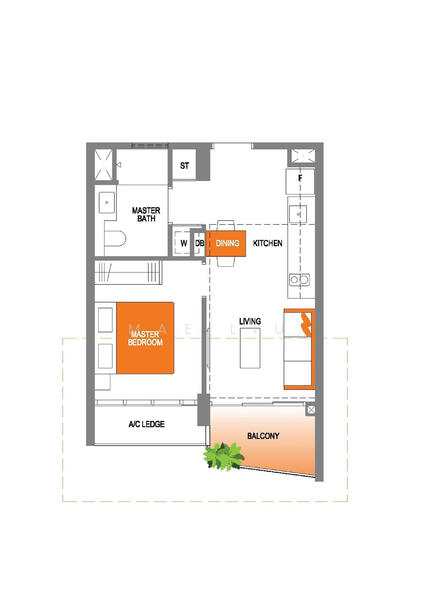 Lake Grande, 10 Jurong Lake Link, 1 Bedroom, 474 sqft, Condominium For Rent, by Mae Liu, 24467243 - PropertyGuru.com.sg