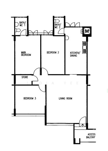 226 Tampines Street 23, 226 Tampines Street 23, 3 Bedrooms, 1,120 sqft, HDB Flat For Rent, by Lydia Yee, 24469073 - PropertyGuru.com.sg