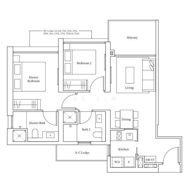 Avenue South Residence, 13 Silat Avenue, Alexandra / Commonwealth, 2 Bedrooms, 732 sqft, Condominium For Rent, by Zoe Lim, 24469569 - PropertyGuru.com.sg