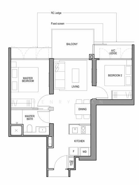 Avenue South Residence, 11 Silat Avenue, 2 Bedrooms, 657 sqft, Condominium For Rent, by Henry Tan, 24477815 - PropertyGuru.com.sg