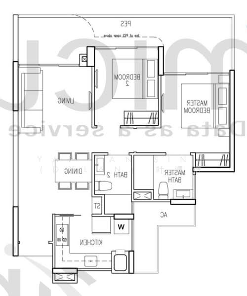 Riversound Residence, 5 Sengkang East Avenue, 2 Bedrooms, 861 sqft, Condominium For Rent, by Yap Tan Sing (Dylan) 叶谭信, 24487989 - PropertyGuru.com.sg