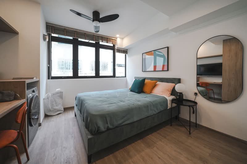 JK Building, 56A-56B Jalan Jurong Kechil, Room Rental, 180 sqft, Apartment For Rent, by Cove, 24490310 - Pink room - PropertyGuru.com.sg