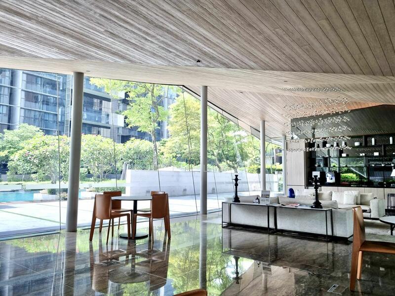 Leedon Residence, 6 Leedon Heights, 4 Bedrooms, 2,659 sqft, Condominium For Rent, by Priscilla Low, 24490592 - Residence lounge with coffee service - PropertyGuru.com.sg