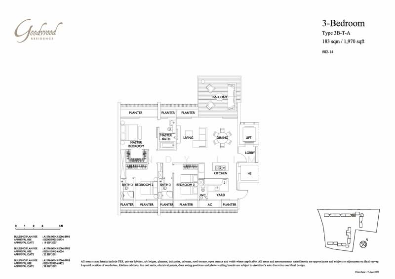 Goodwood Residence, 263 Bukit Timah Road, 3 Bedrooms, 1,970 sqft, Condominium For Rent, by Andy Lim, 24492807 - PropertyGuru.com.sg