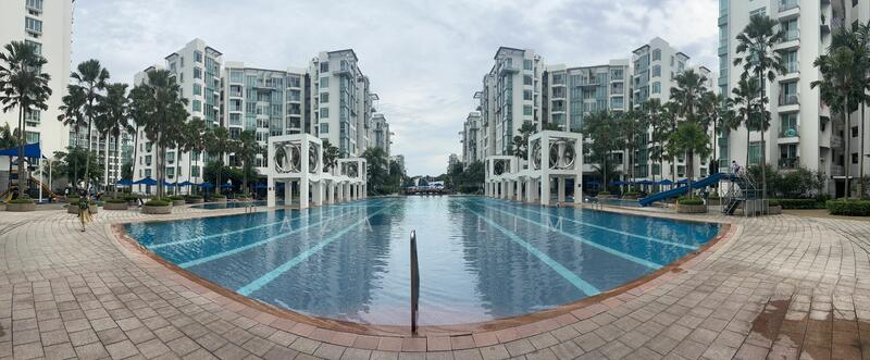 Pool- Expansive and stunning condominium swimming pool, a captivating aquatic paradise.