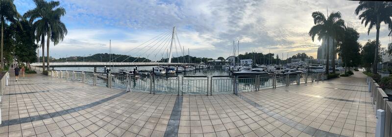 Idyllic waterfront locale for family strolls or invigorating runs near marina.