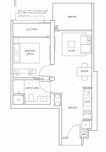 Avenue South Residence, 13 Silat Avenue, 1 Bedroom, 527 sqft, Condominium For Rent, by Edwin Er, 24513597 - PropertyGuru.com.sg