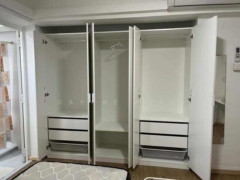 New wardrobe in master bedroom 