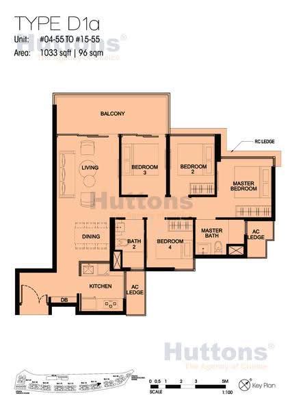 Kingsford Waterbay, 76 Upper Serangoon View, Hougang / Punggol / Sengkang, 4 Bedrooms, 1,033 sqft, Condominium For Sale, by Jessie Chong, 24515577 - PropertyGuru.com.sg