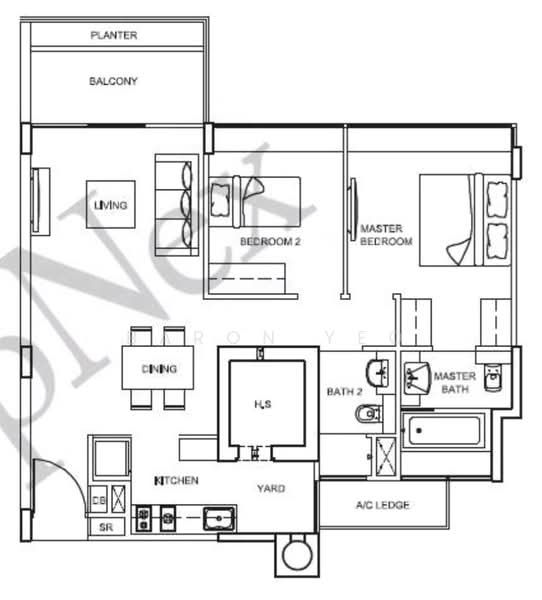The Peak @ Balmeg, 6 Balmeg Hill, 2 Bedrooms, 990 sqft, Condominium For Rent, by Baron Yeo, 24516682 - PropertyGuru.com.sg