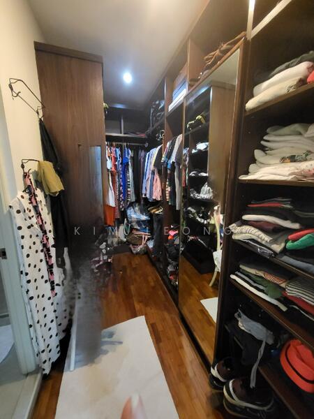 Walk-in wardrobe in Master