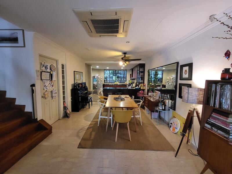 Dining and kitchen