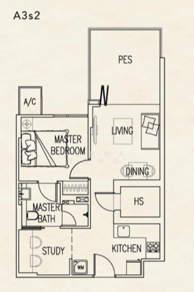 For Rent Naung Residence