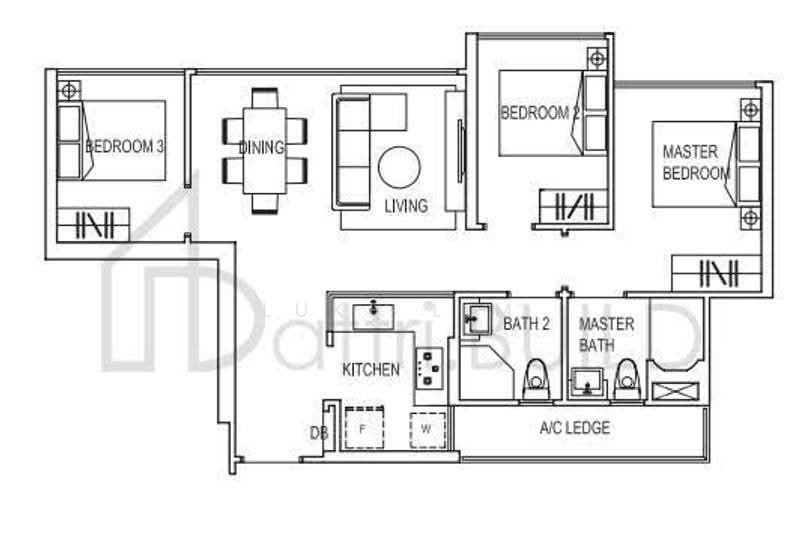 Symphony Suites, 7 Yishun Close, Sembawang / Yishun, 3 Bedrooms, 786 sqft, Condominium For Rent, by Luke Lim, 24519164 - PropertyGuru.com.sg