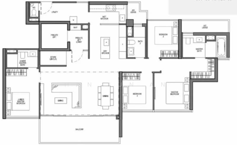 Seaside Residences, 18 Siglap Link, 4 Bedrooms, 1,679 sqft, Apartment For Rent, by Han Jun An, 24520373 - PropertyGuru.com.sg