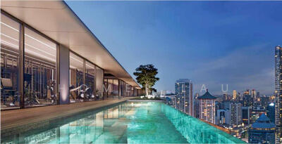 For Sale - Iconic Masterpiece @ Orchard Boulevard 铂瑞雅居 - Infinity Sky Pool w Spectacular View by Moshe Safdie