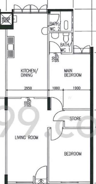 48 Teban Gardens Road, 48 Teban Gardens Road, 2 Bedrooms, 732 sqft, HDB Flat For Rent, by Ivan Low, 24522439 - PropertyGuru.com.sg