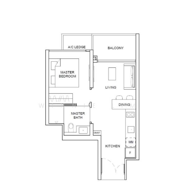 Stirling Residences, 21 Stirling Road, 1 Bedroom, 441 sqft, Condominium For Rent, by Winnie Lim, 24530083 - PropertyGuru.com.sg