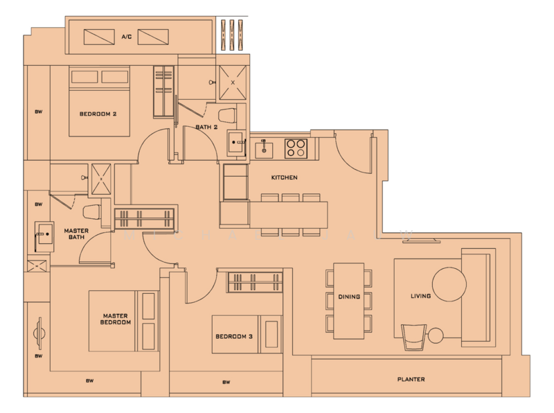 Skysuites @ Anson, 8 Enggor Street, 3 Bedrooms, 1,012 sqft, Condominium For Sale, by Michael Jauw, 24533602 - PropertyGuru.com.sg