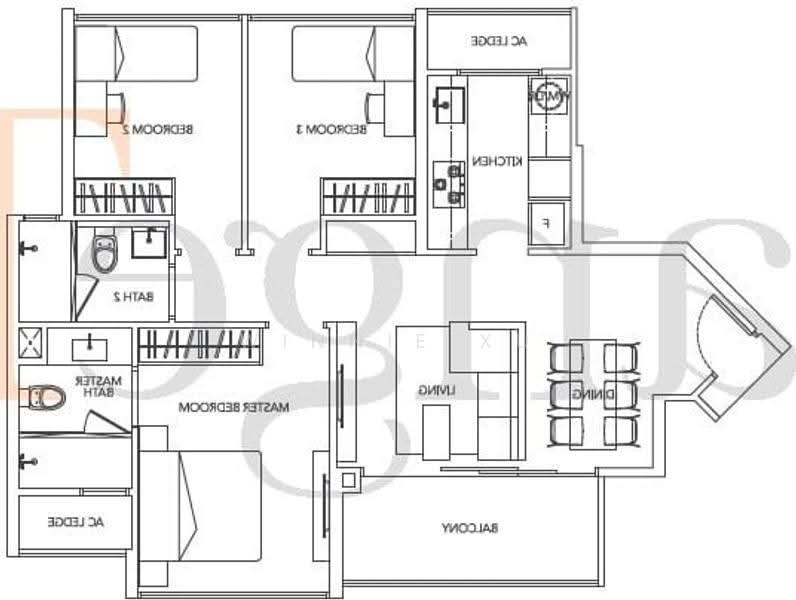 Palm Isles, 40 Flora Drive, Changi Airport / Changi Village, 3 Bedrooms, 990 sqft, Condominium For Rent, by Winnie Xu, 24533763 - PropertyGuru.com.sg