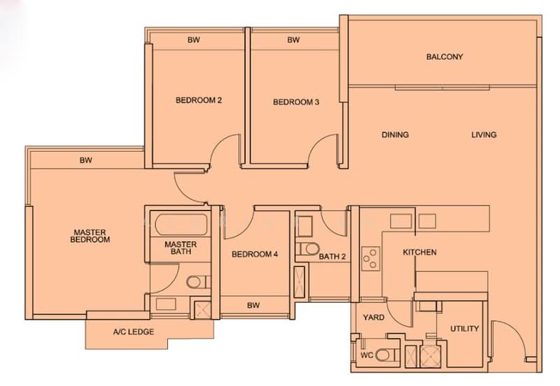Centro Residences, 59 Ang Mo Kio Avenue 8, 4 Bedrooms, 1,281 sqft, Condominium For Rent, by Aldrick Loh, 24534574 - PropertyGuru.com.sg