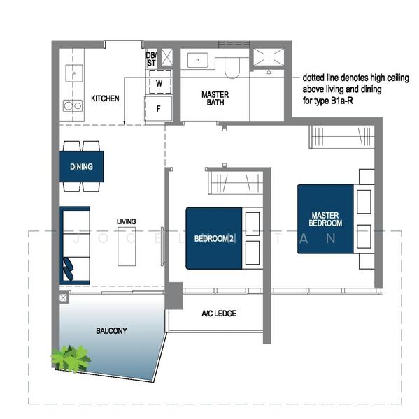 Lake Grande, 8 Jurong Lake Link, 2 Bedrooms, 624 sqft, Condominium For Rent, by Jocelyn Tan, 24537539 - PropertyGuru.com.sg