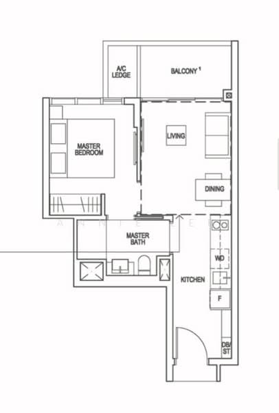 Riverfront Residences, 45 Hougang Avenue 7, 1 Bedroom, 463 sqft, Condominium For Rent, by Annie Lee, 24538015 - PropertyGuru.com.sg