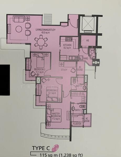 Savannah Condopark, 31 Simei Rise, 3 Bedrooms, 1,238 sqft, Condominium For Rent, by Tracci Cheo, 24538552 - PropertyGuru.com.sg