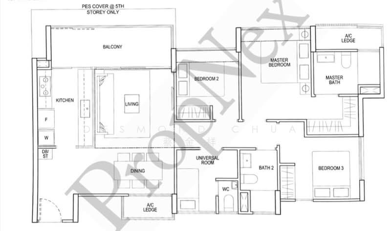 North Park Residences, 33 Yishun Central 1, 4 Bedrooms, 1,109 sqft, Condominium For Rent, by Desmond Chua, 24538746 - PropertyGuru.com.sg
